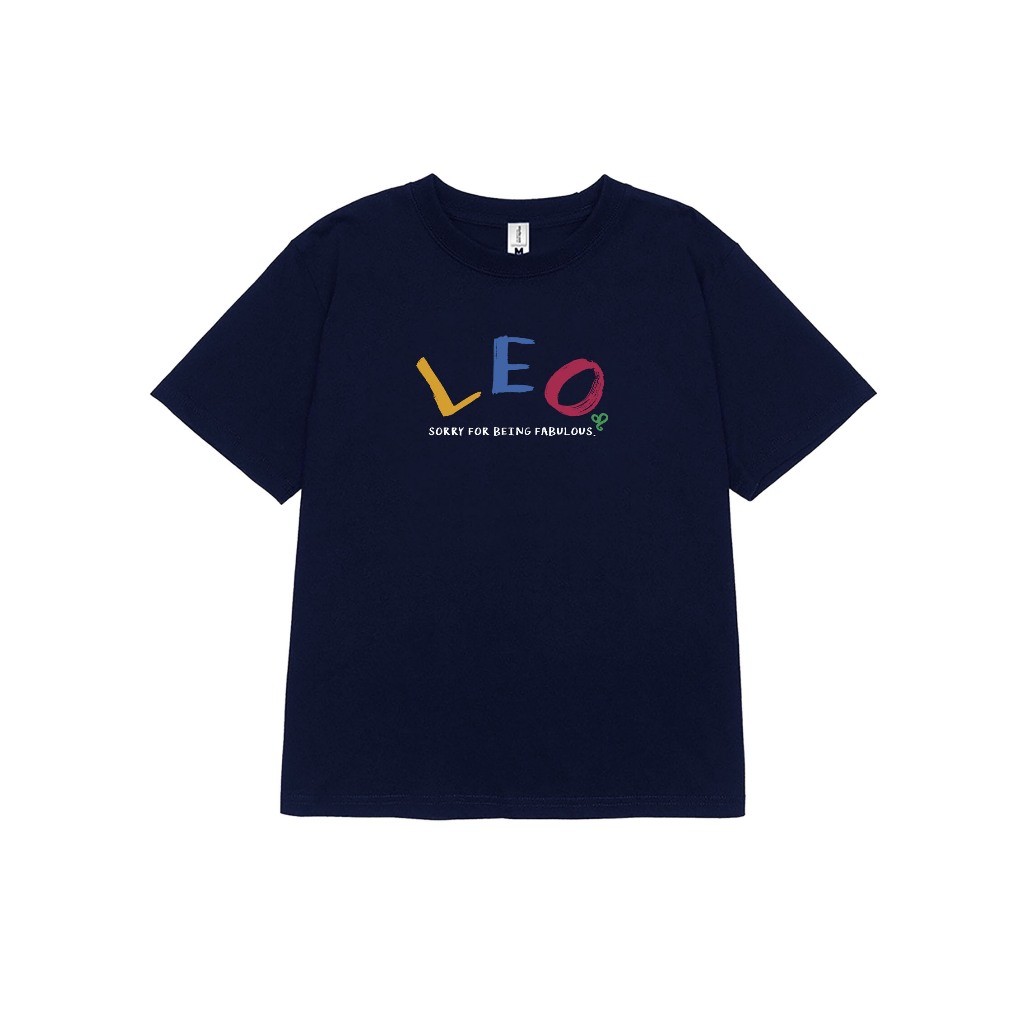 Áo baby tee ABD360 cung hoàng đạo Sư Tử LEO Miucho cotton cổ tròn in typography_thumbnail_6