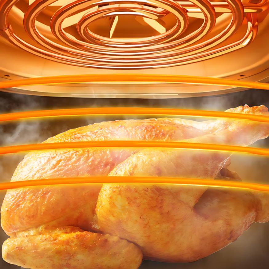 Nồi Chiên Không Dầu 8 Lít Mishio MK391 - Dung Tích Khổng Lồ, Nướng Nguyên Con Gà, Giá Cực Rẻ_thumbnail_4