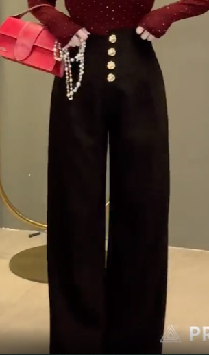 Quần Suông Cúc Dọc