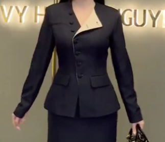 Áo Cúc Chéo Tay Dài