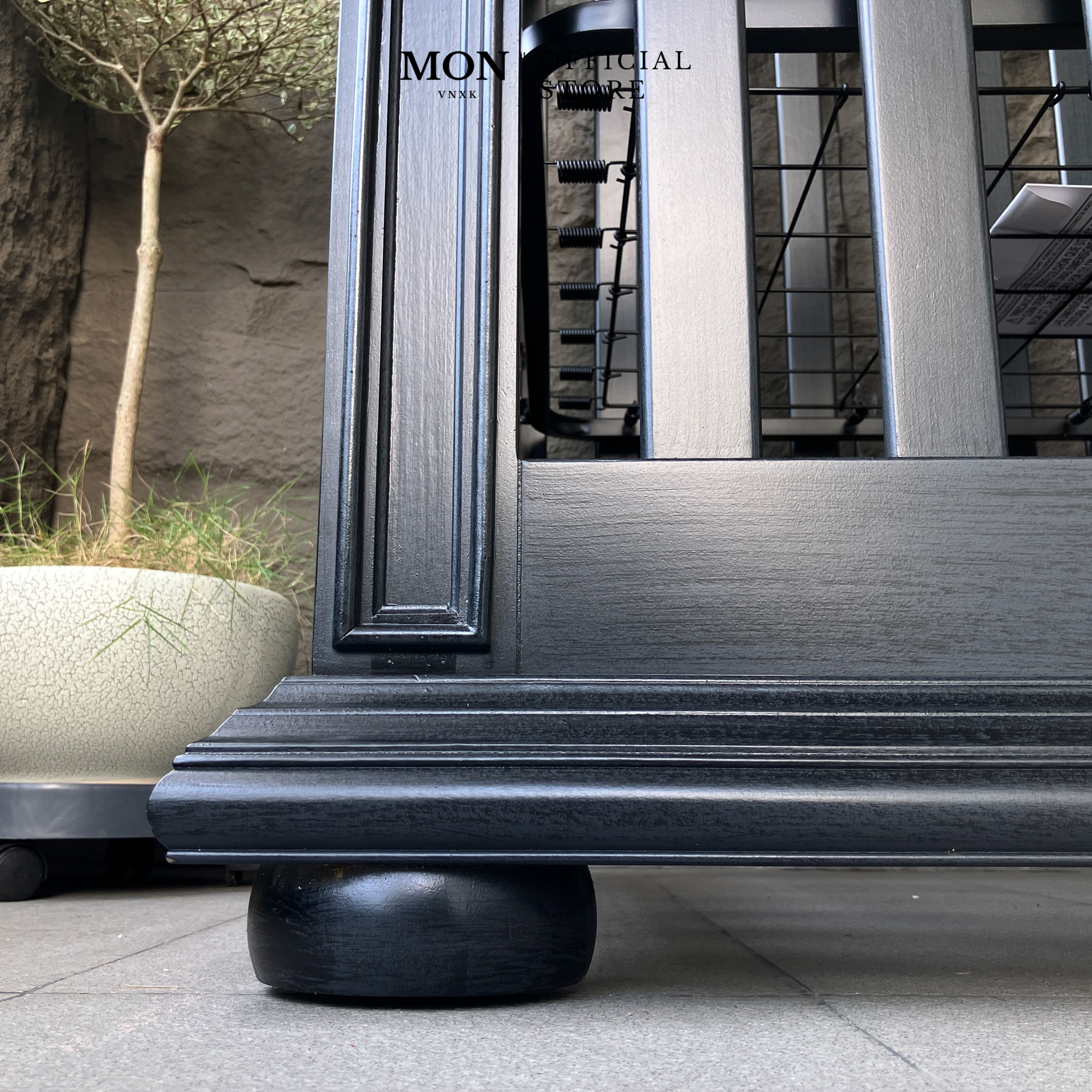 CŨI GỖ OXFORD HARLOW 4 IN 1 CONVERTIBLE CRIB NAVY MIDNIGHT SLATE_thumbnail_3