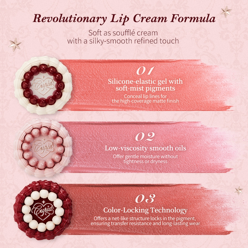 Strawberry Cupid Collection Cake Lip Cream Matte Lipstick_thumbnail_6