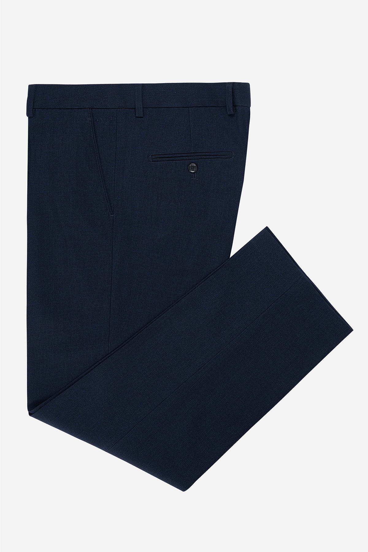 Quần Âu 0 Li Nam Trung Niên ANCHI Chất Liệu Cafe Phom Suông Ống Rộng Màu Xanh Than