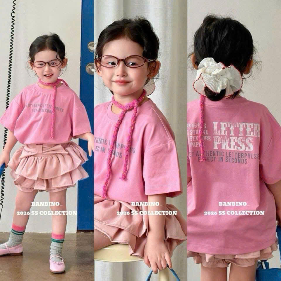 Áo thun hồng in chữ trước sau_thumbnail_1