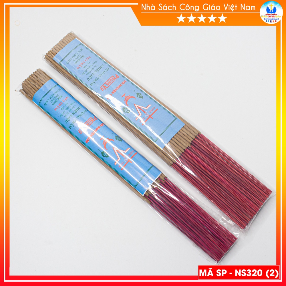 Nhang trầm bó nhỏ (70 que) - Hương Trầm Phụng Vụ không hóa chất NS319
