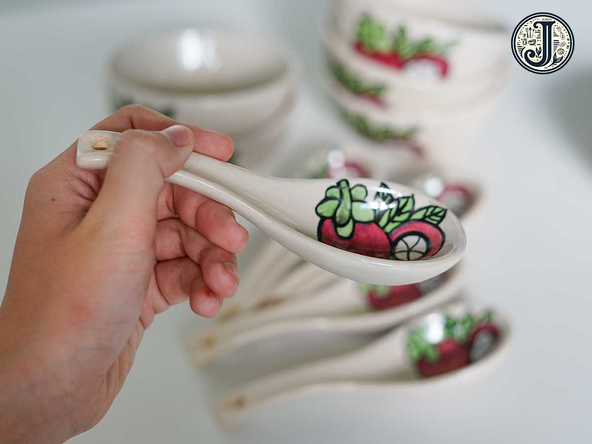 Muỗng gốm măng cụt  15cm J000335_thumbnail_1