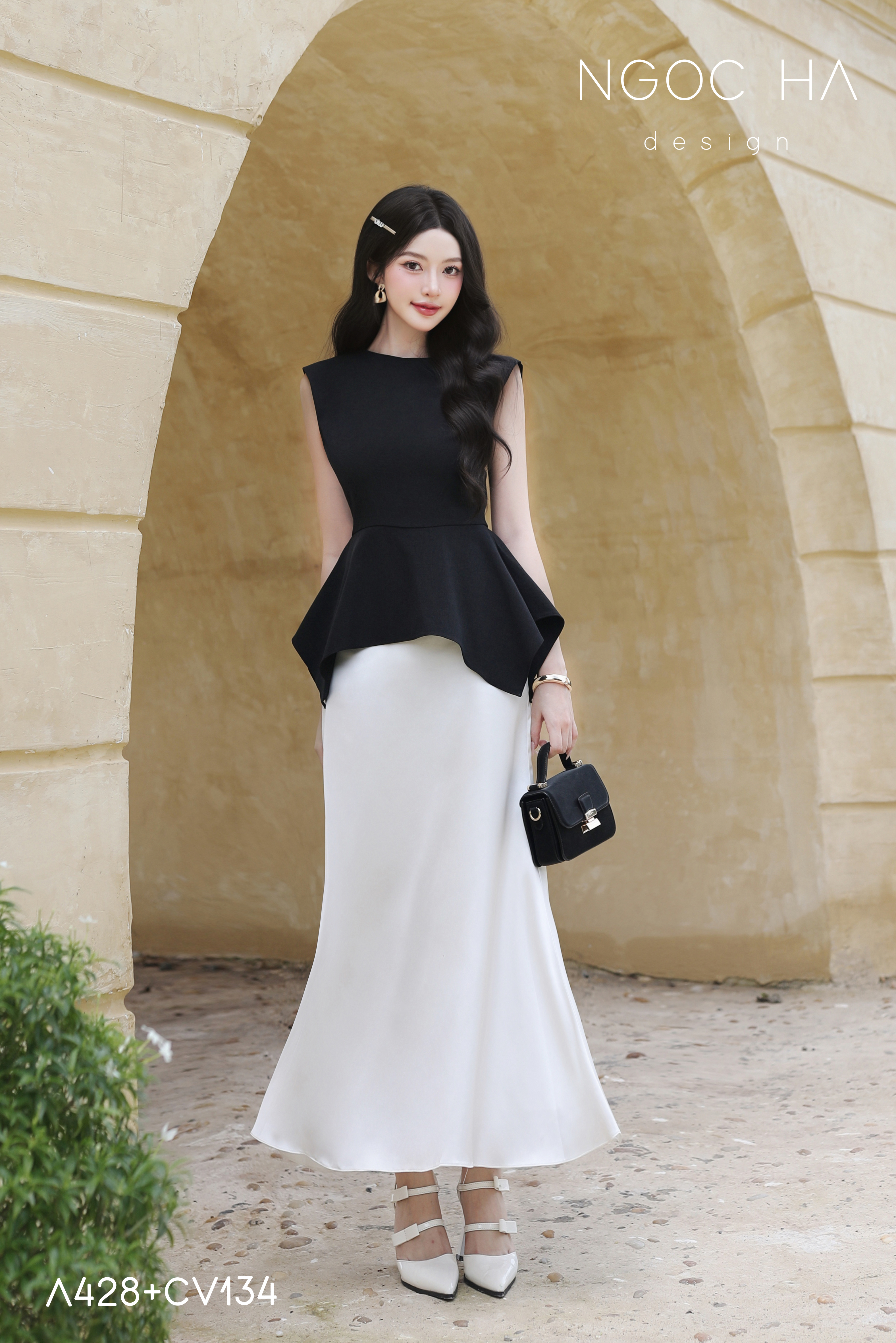 Sofia Top_ Áo Rớt Vai Vạt Rủ Màu Đỏ A428_thumbnail_2