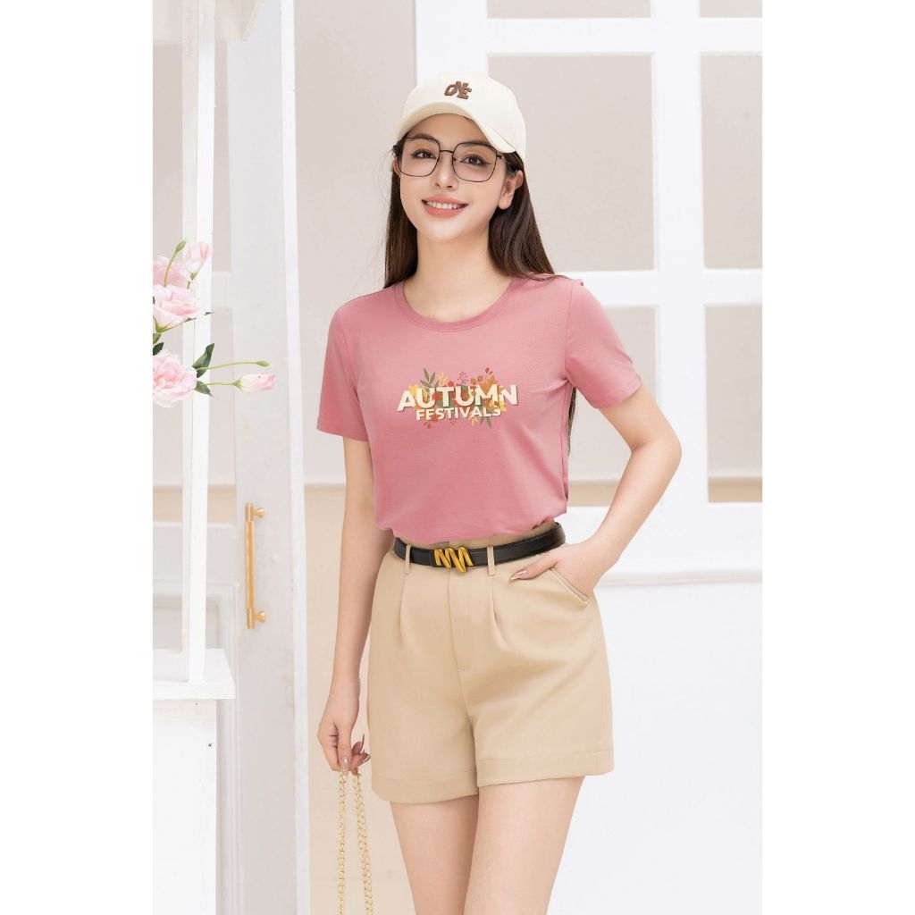 [Form Vừa] Áo phông nữ mùa hè dáng suông vừa chất liệu thun cotton thoáng mát - LOZA G0134_thumbnail_1