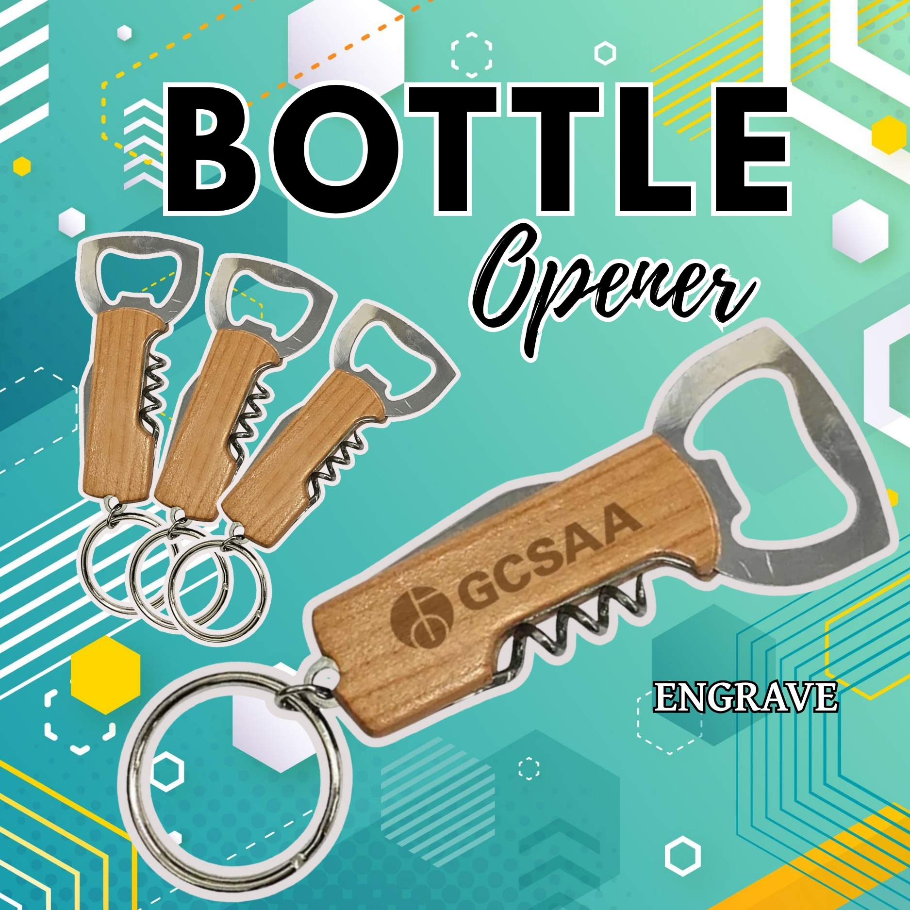 Wooden Keychain Souvenir