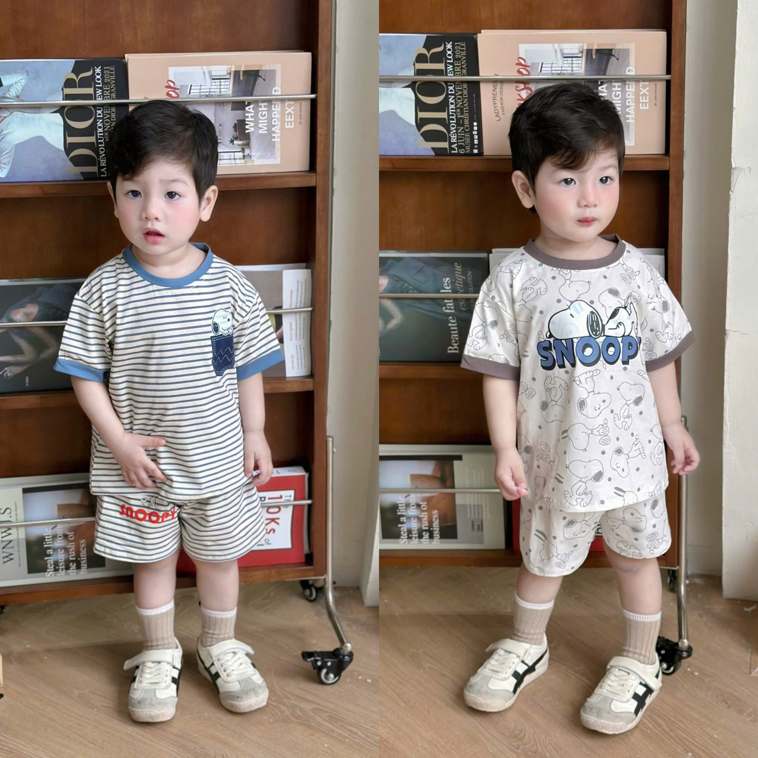 R83 SET 2 BỘ CỘC SNOPPY FULL CHÓ VÀ SỌC- A100.348