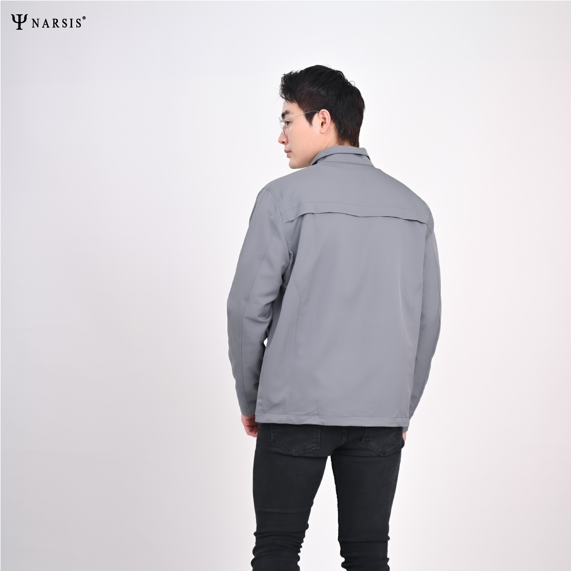 ÁO KHOÁC NAM D0037 NARSIS CHẤT LIỆU THOÁNG MÁT, DỄ CHỊU, THOẢI MÁI CẢ NGÀY, DỄ VẬN ĐỘNG_thumbnail_4