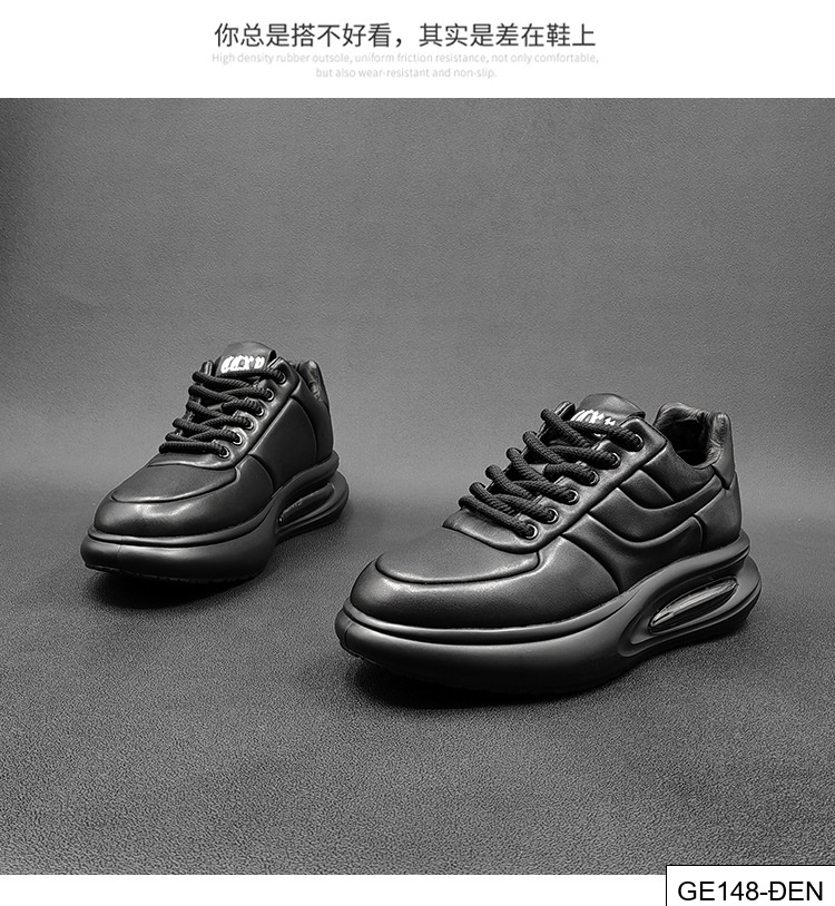 GE148 - Giày thể thao dễ phối mùa thu Da bò lớp đầu cho nam giày hợp thời trang nam giày nam ga Châu Âu Giày bánh mì thường ngày Thiểu Số da thật_thumbnail_20