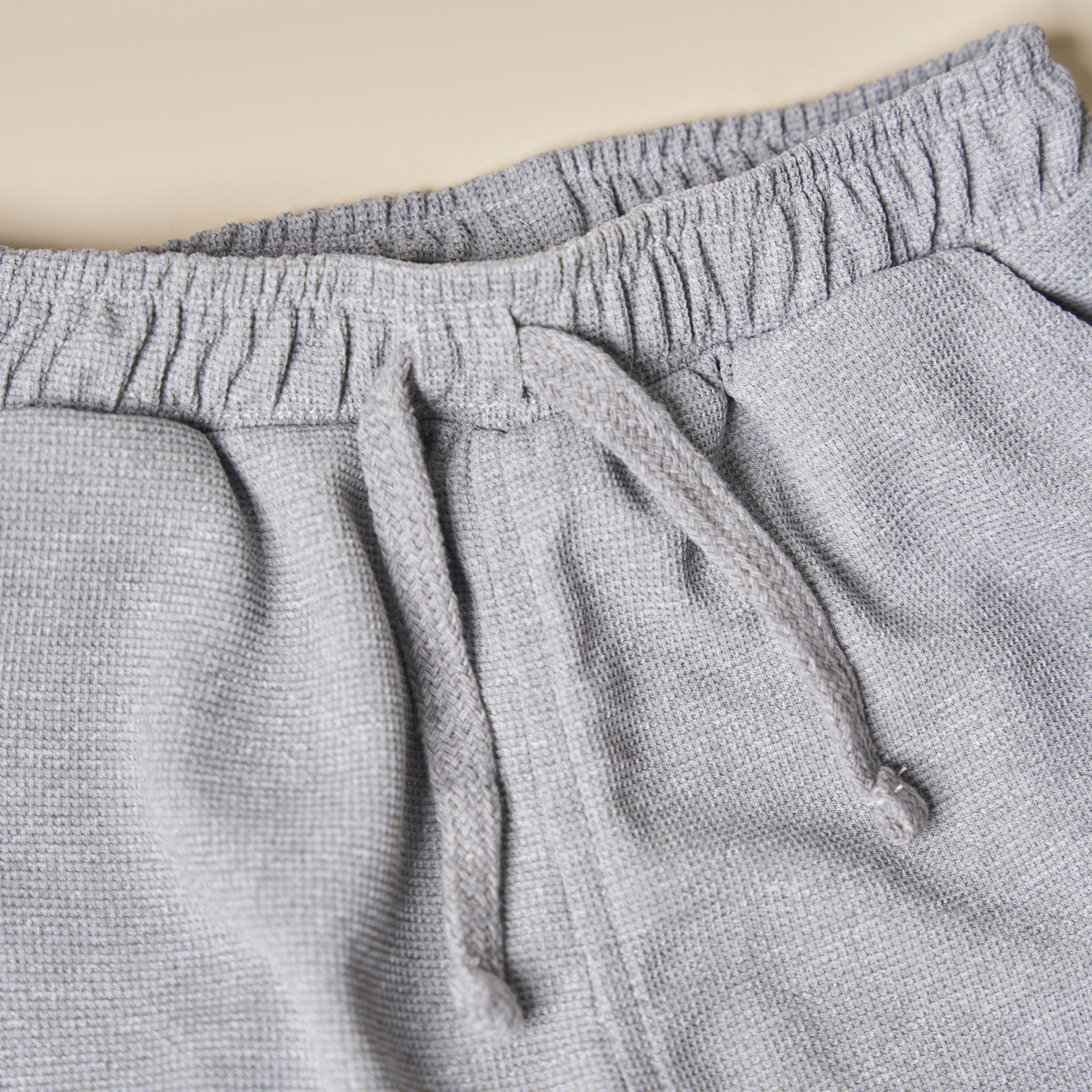 Bộ áo quần thêu chữ chất liệu waffle_thumbnail_1