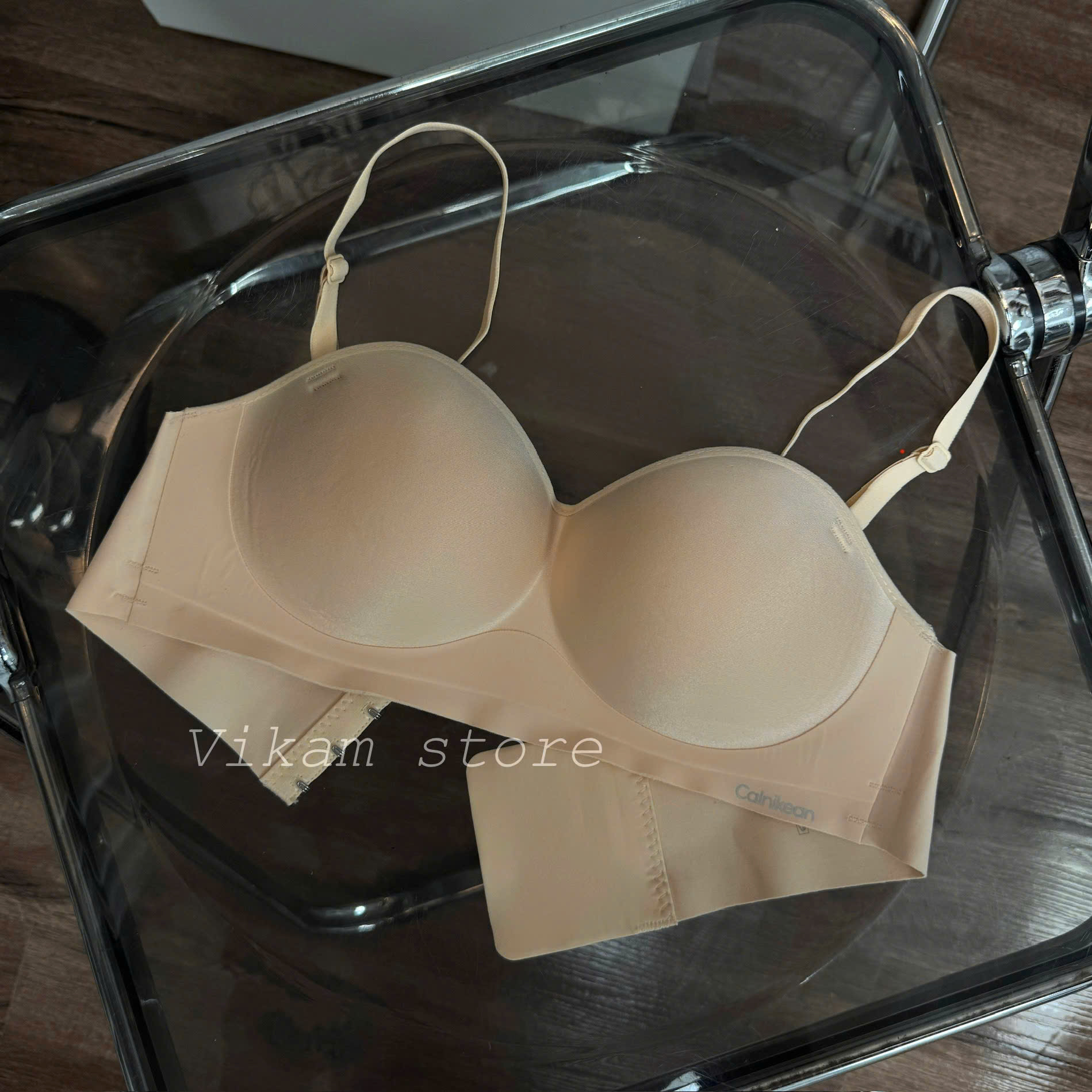 [Mã CK05] Áo Ngực Nữ Đệm Mỏng Áo Lót Nữ Cup Ngang Bản To Ôm Vòng 1 Vikam_thumbnail_5