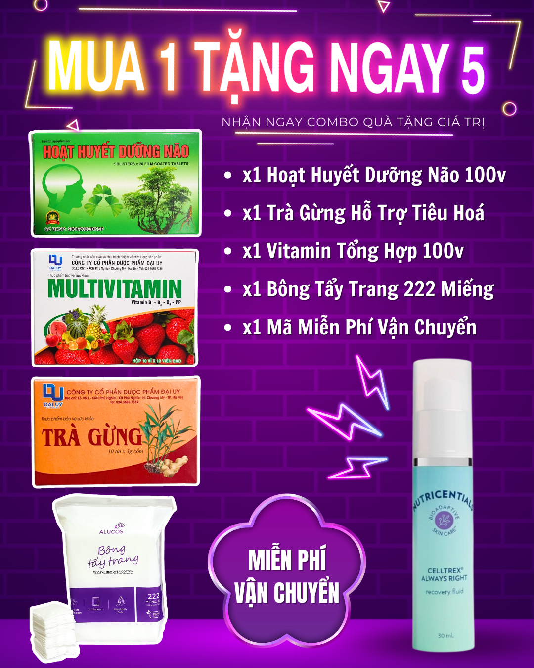 Tinh chất Nutricentials Celltrex Always Right Recovery Fluid Nuskin