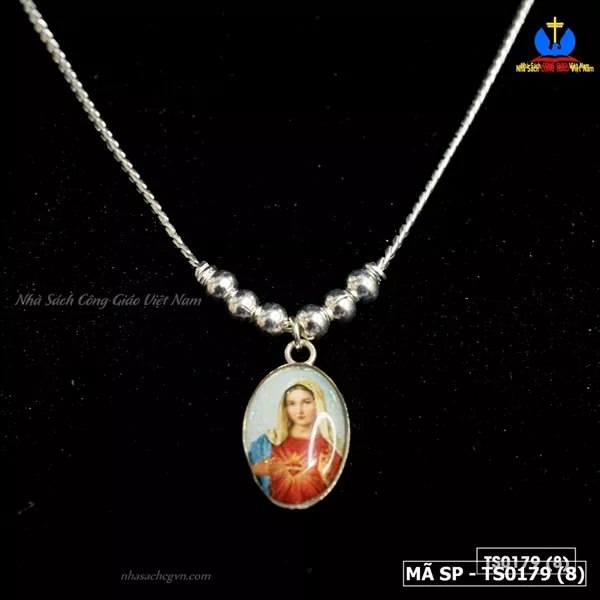 Dây chuyền bạc người lớn liền mặt hình