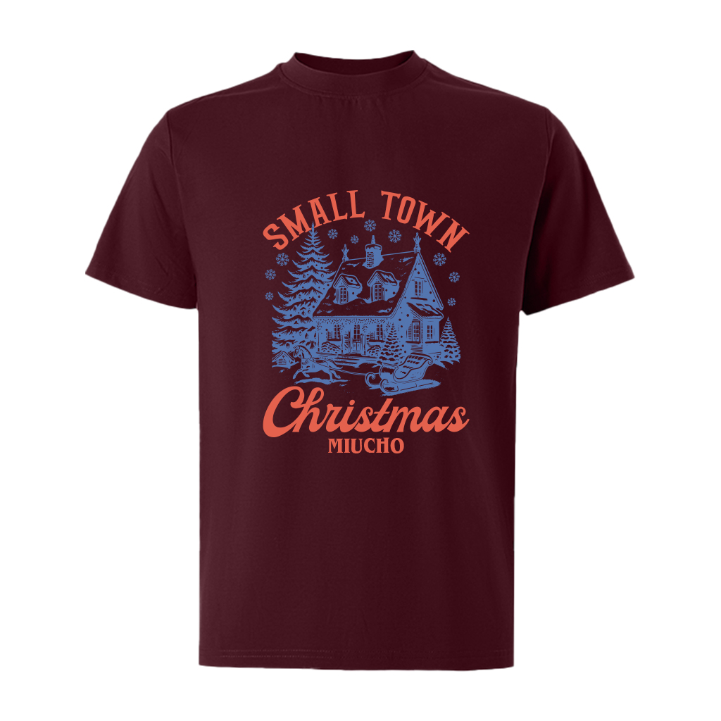 Áo phông nam giáng sinh noel form rộng cổ tròn vải cotton thoáng mát 1793 Miucho Iconic in mix_thumbnail_12