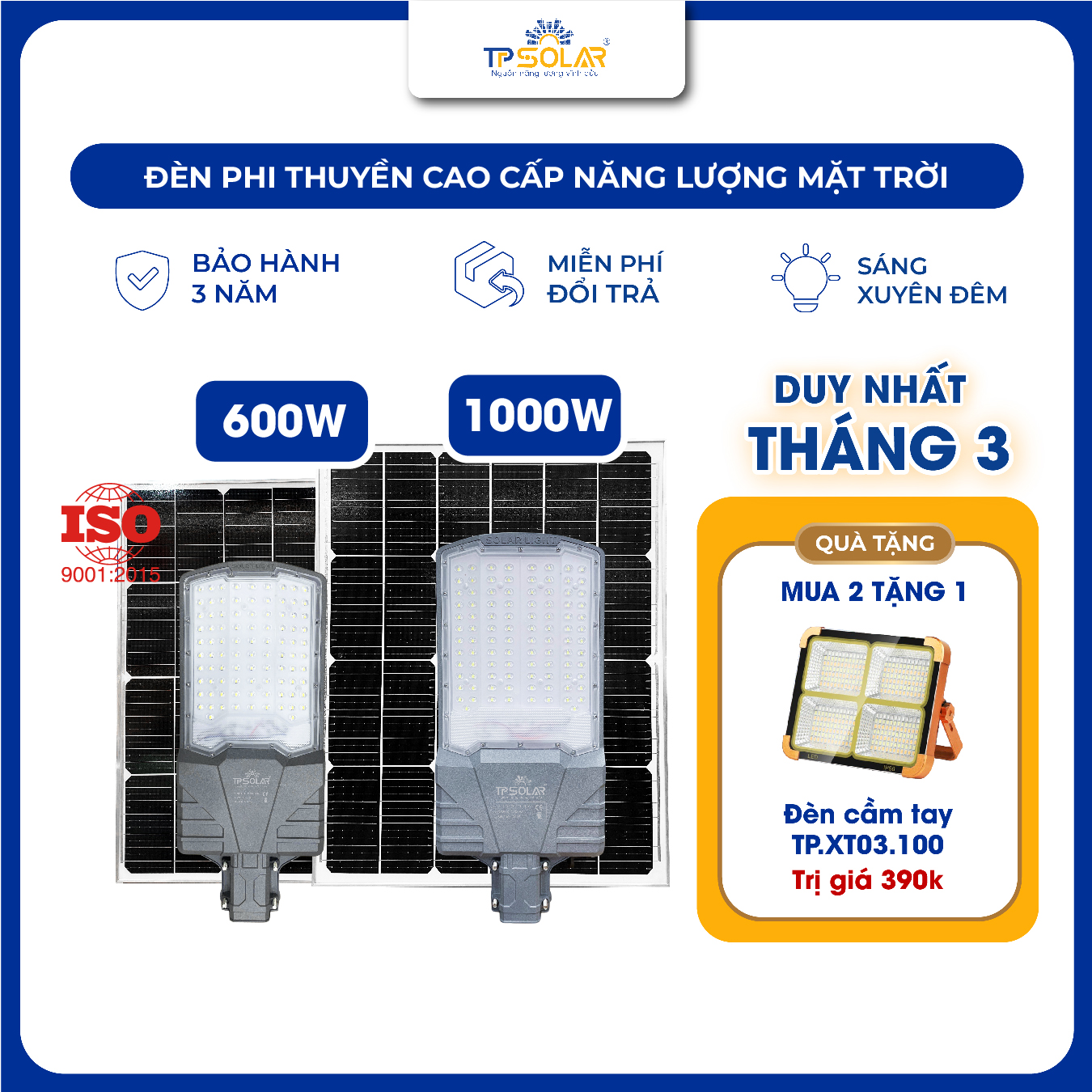 Đèn phi thuyền cao cấp năng lượng mặt trời