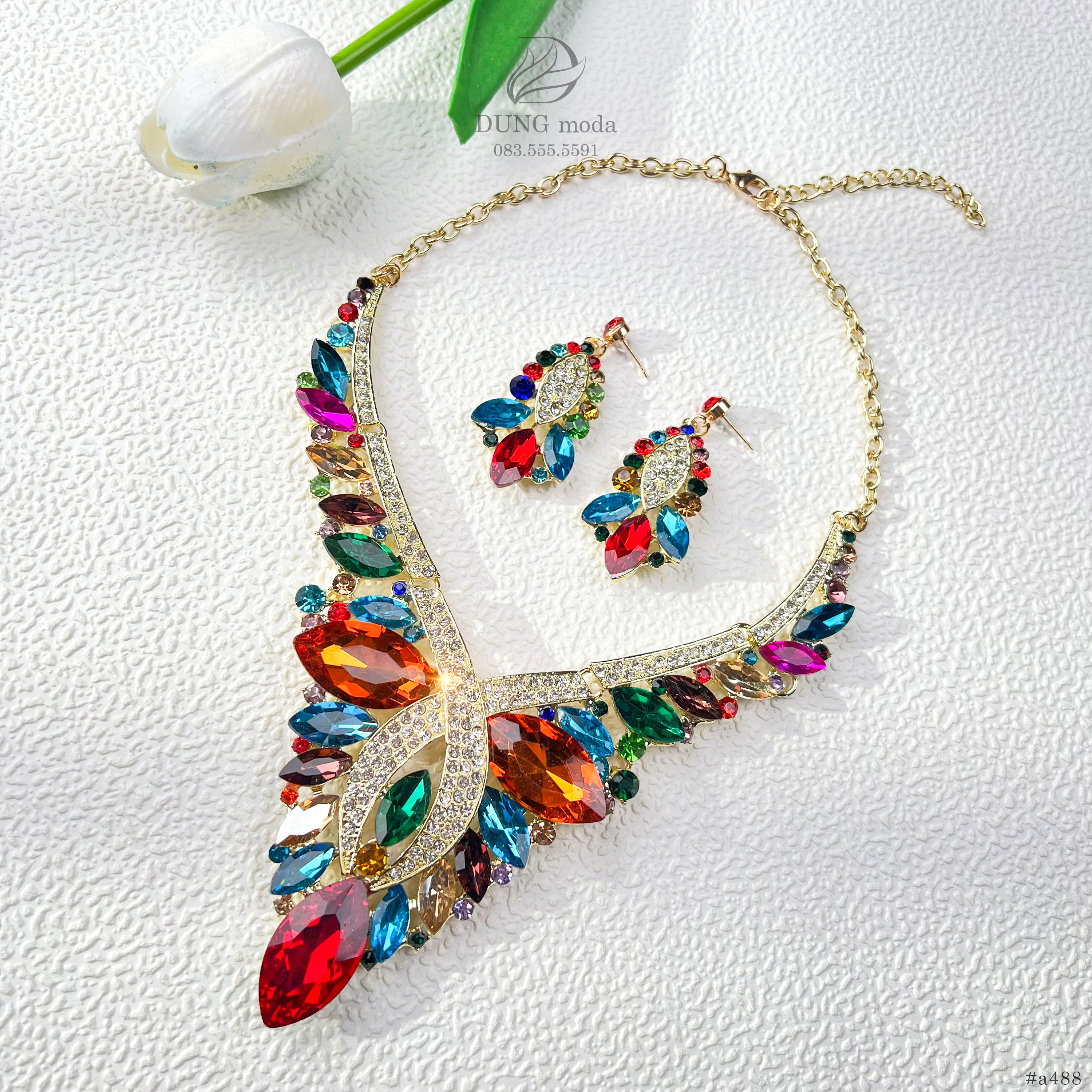 Bộ Trang Sức Pha Lê A488_thumbnail_2