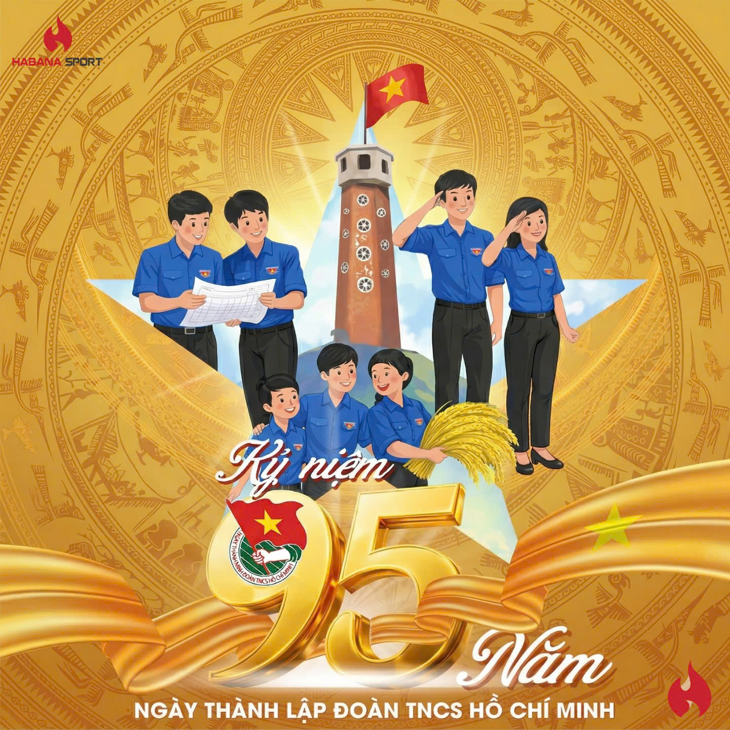 CHÀO MỪNG KỶ NIỆM 95 NĂM NGÀY THÀNH LẬP ĐOÀN TNCS HỒ CHÍ MINH