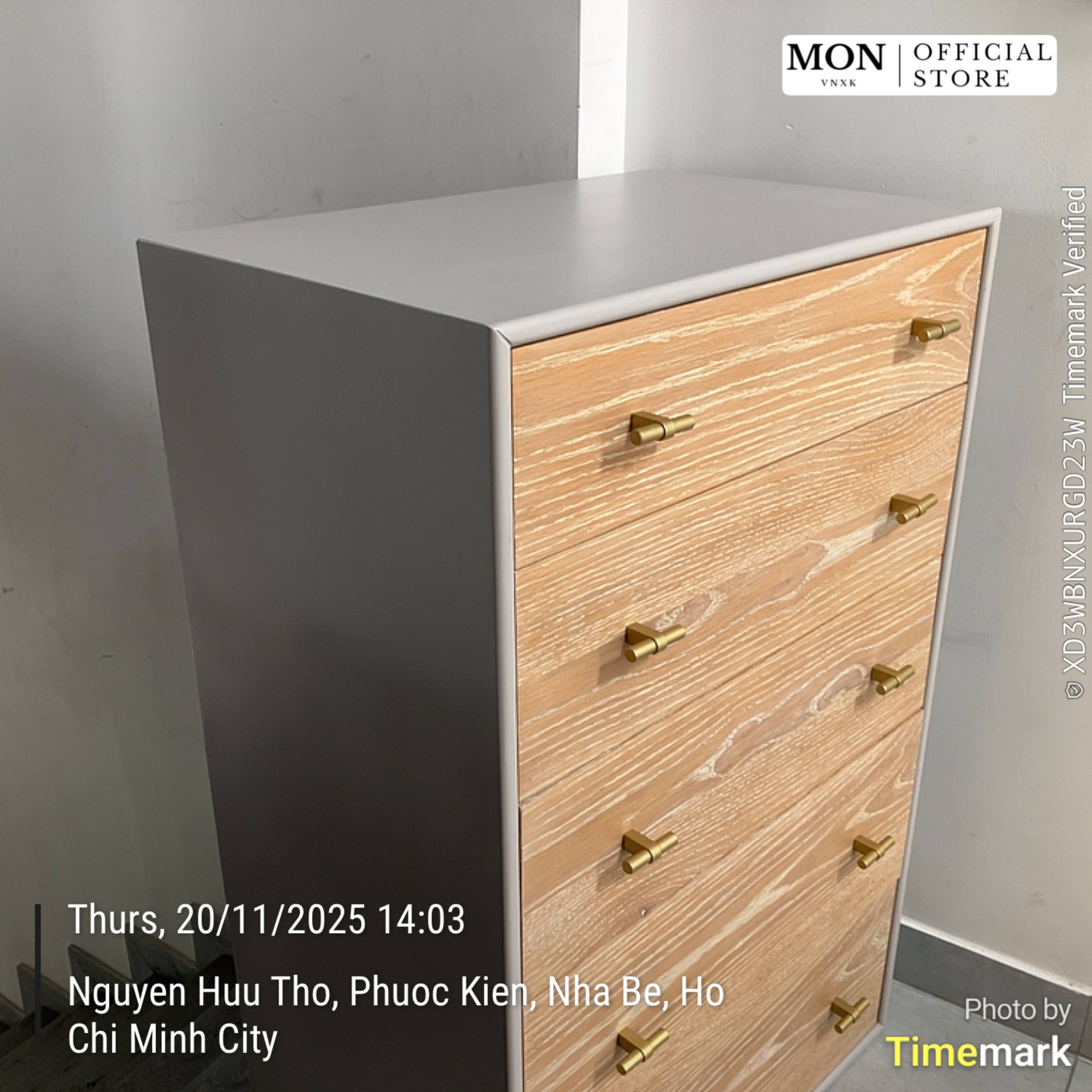 TỦ TRANG TRÍ WEST ELM MODERNIST WOOD & LACQUER 5-DRAWER DRESSER( Thanh lý)_thumbnail_5
