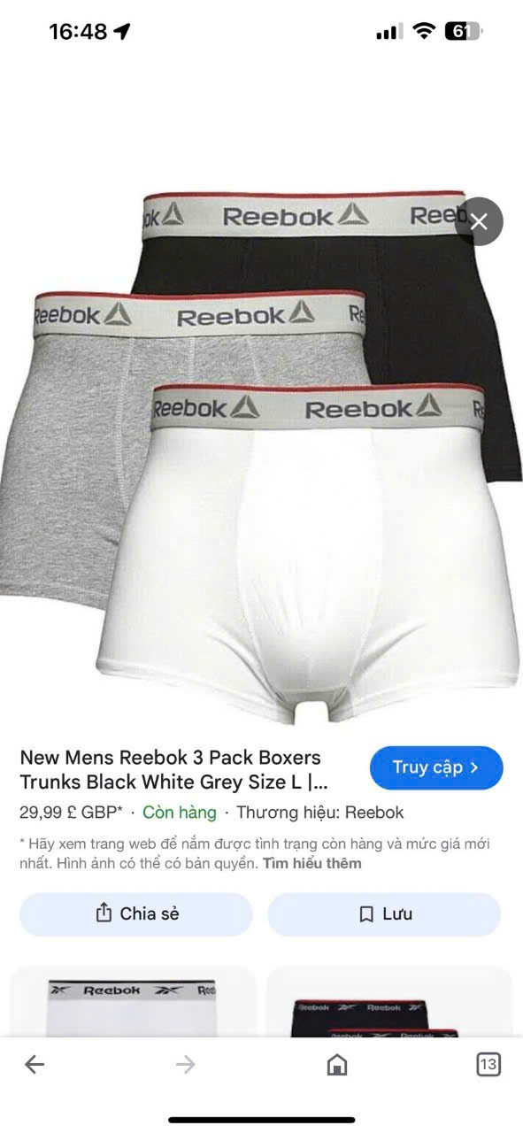 S286 SET 4 QUẦN CHIP NAM