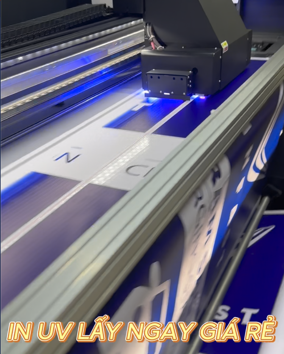 Bạt không gân in uv 