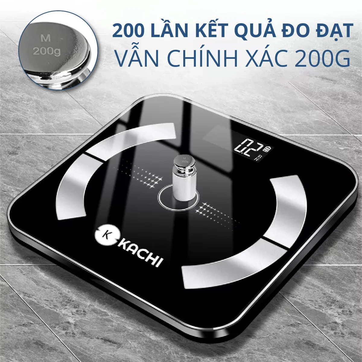 Cân Điên Tử Bluetooth Phân Tích Chỉ Số Cơ Thể Kachi MK223_thumbnail_6