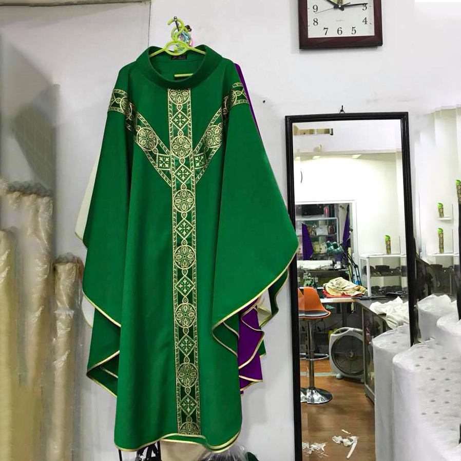 Áo lễ linh mục màu xanh - Qùa tặng tân linh mục - Qùa tặng cha xứ