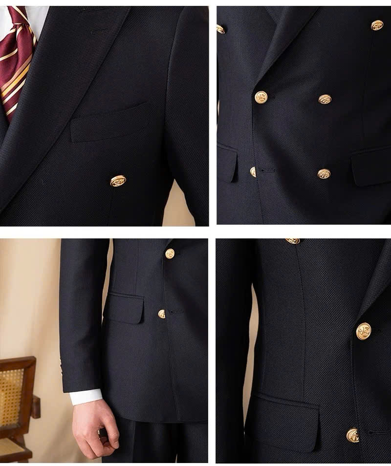 Bộ Suit Milano Đen Tuyền 2 hàng khuy (Jacket + Quần)_thumbnail_7
