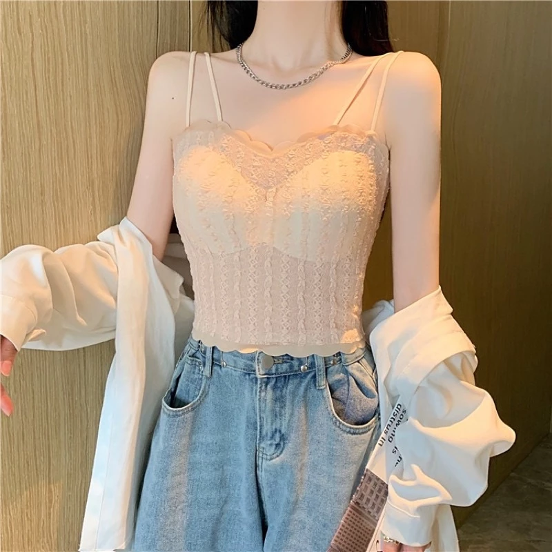 Áo Bra Nữ Nhăn Viền Sóng Dây Kép Phong Cách Hàn Siêu Xinh_thumbnail_2