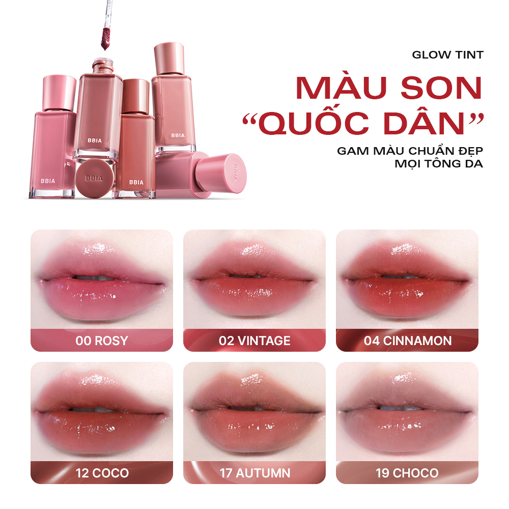 [BBIA] Son tint bóng Bbia Glow Tint Renew Edition 3.2g