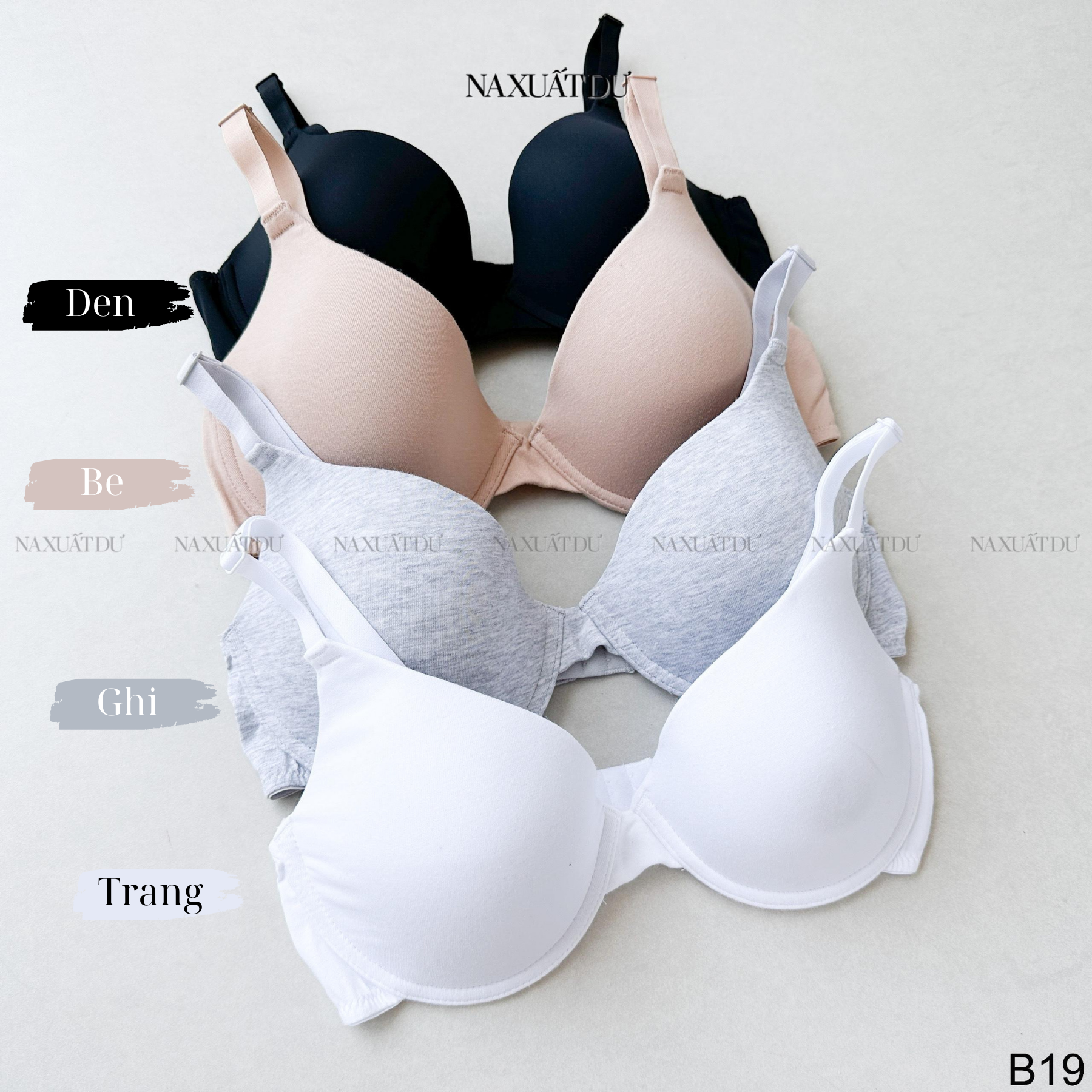 Set 2 Áo ngực " Anko " mix màu - B19 (SALE)