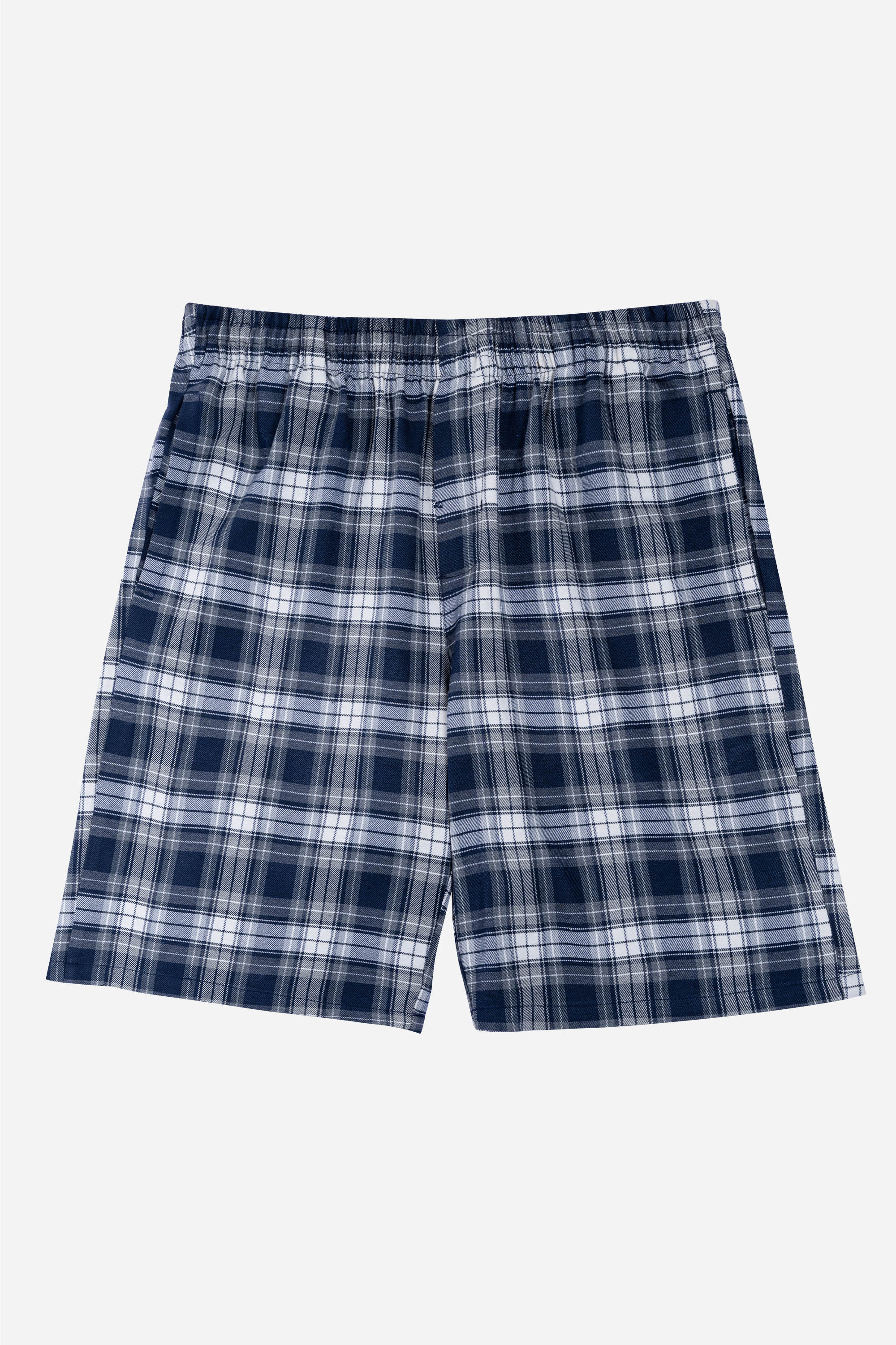 Quần Soọc Kẻ Caro Nam Trung Niên ANCHI Chất Liệu Cotton Dáng Suông Dài Qua Gối