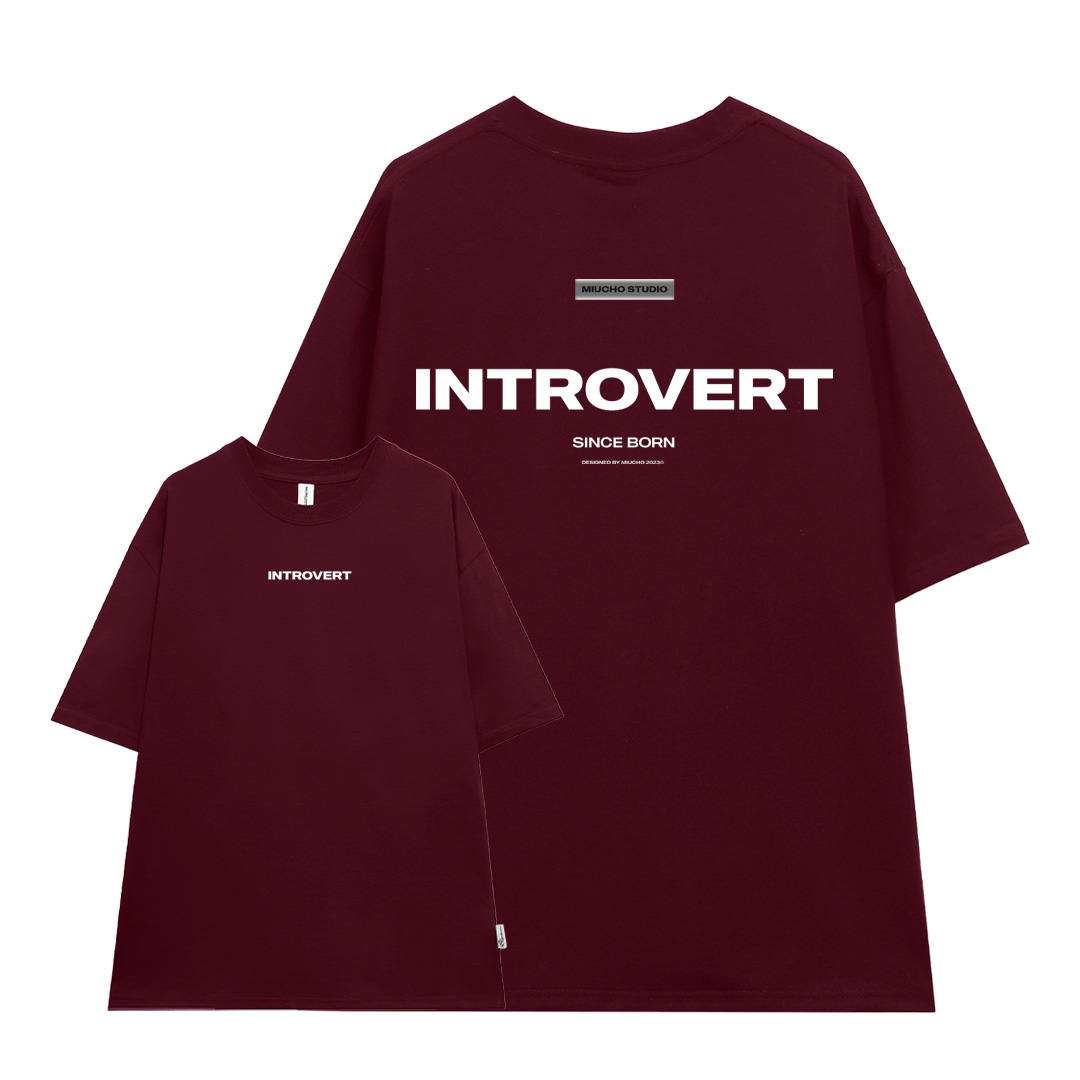 Áo thun unisex form rộng AT383 Miucho chất vải cotton in brand name_thumbnail_13