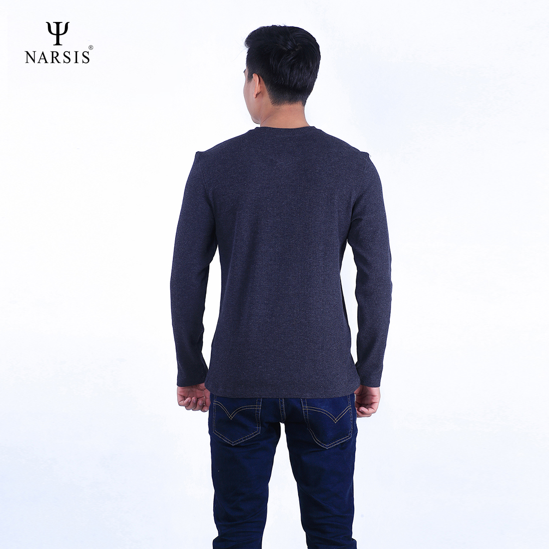 ÁO NAM THU ĐÔNG D7090 NARSIS CHẤT LIỆU THOÁNG MÁT, DỄ CHỊU, THOẢI MÁI CẢ NGÀY, DỄ VẬN ĐỘNG_thumbnail_1