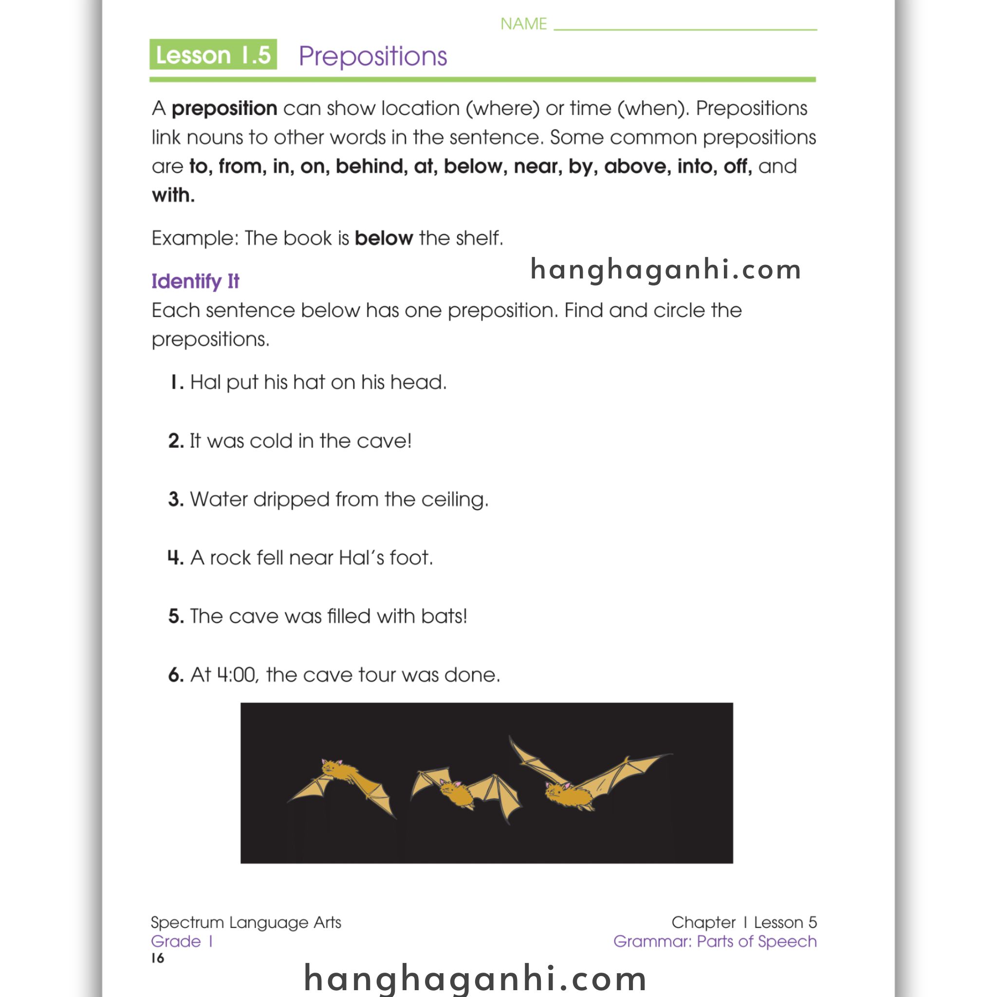 Sách Spectrum Language Arts Workbook Grade 1_thumbnail_6