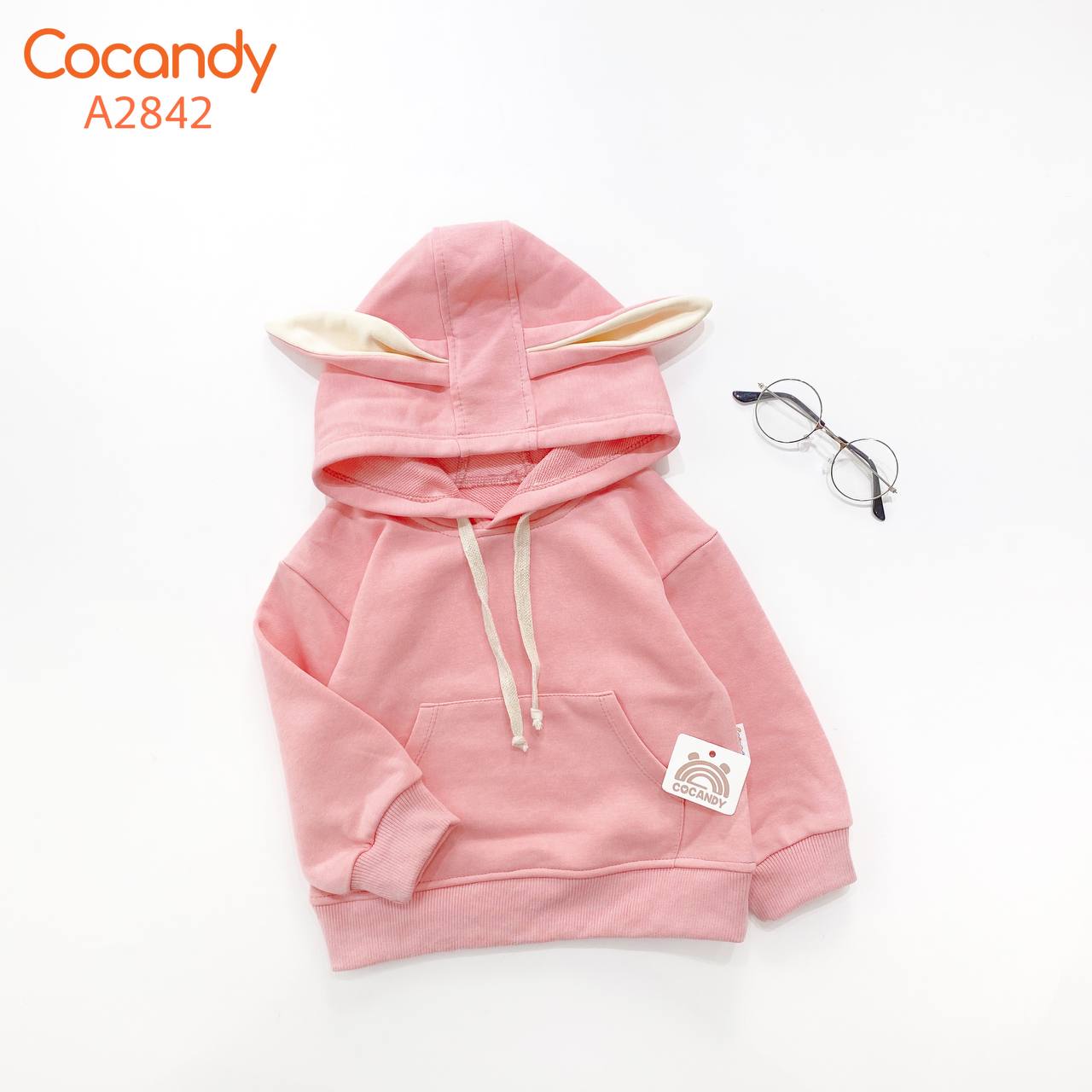 Áo dài hoodie HỒNG tai thỏ_thumbnail_0