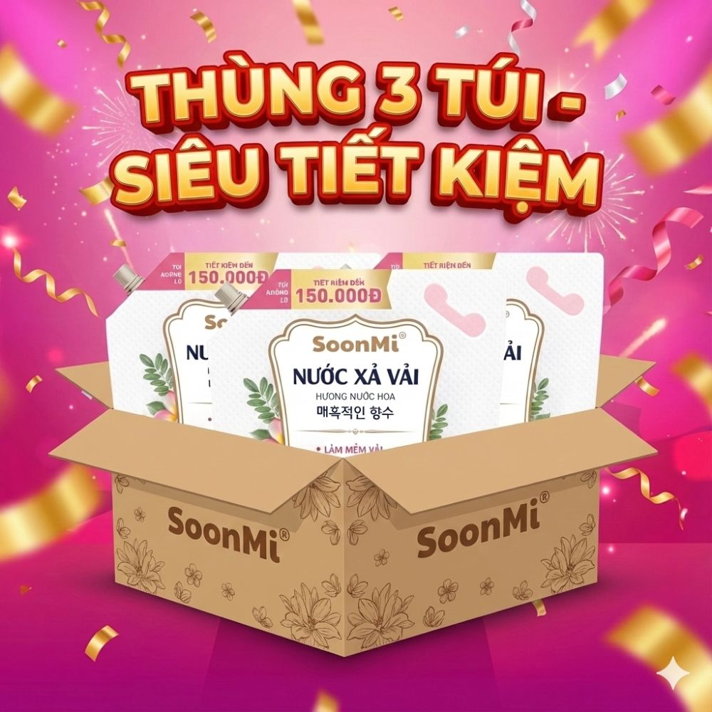 1 Thùng 3 Túi Nước Xả Soonmi 3kg_thumbnail_10