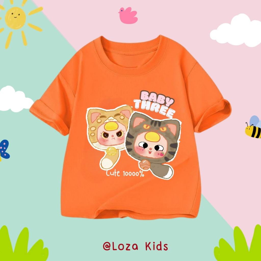 Áo thun cho bé in hình ' 2 chú Baby Three' - Loza Kids AT026_thumbnail_3