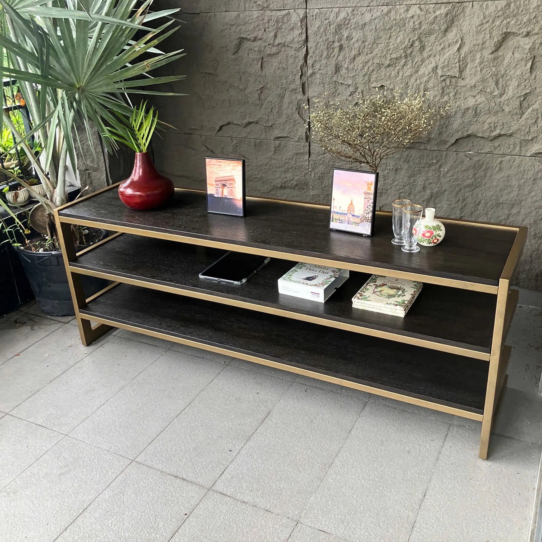 KỆ TV ĐƯƠNG ĐẠI EICHHOLTZ PERKER S NÂU