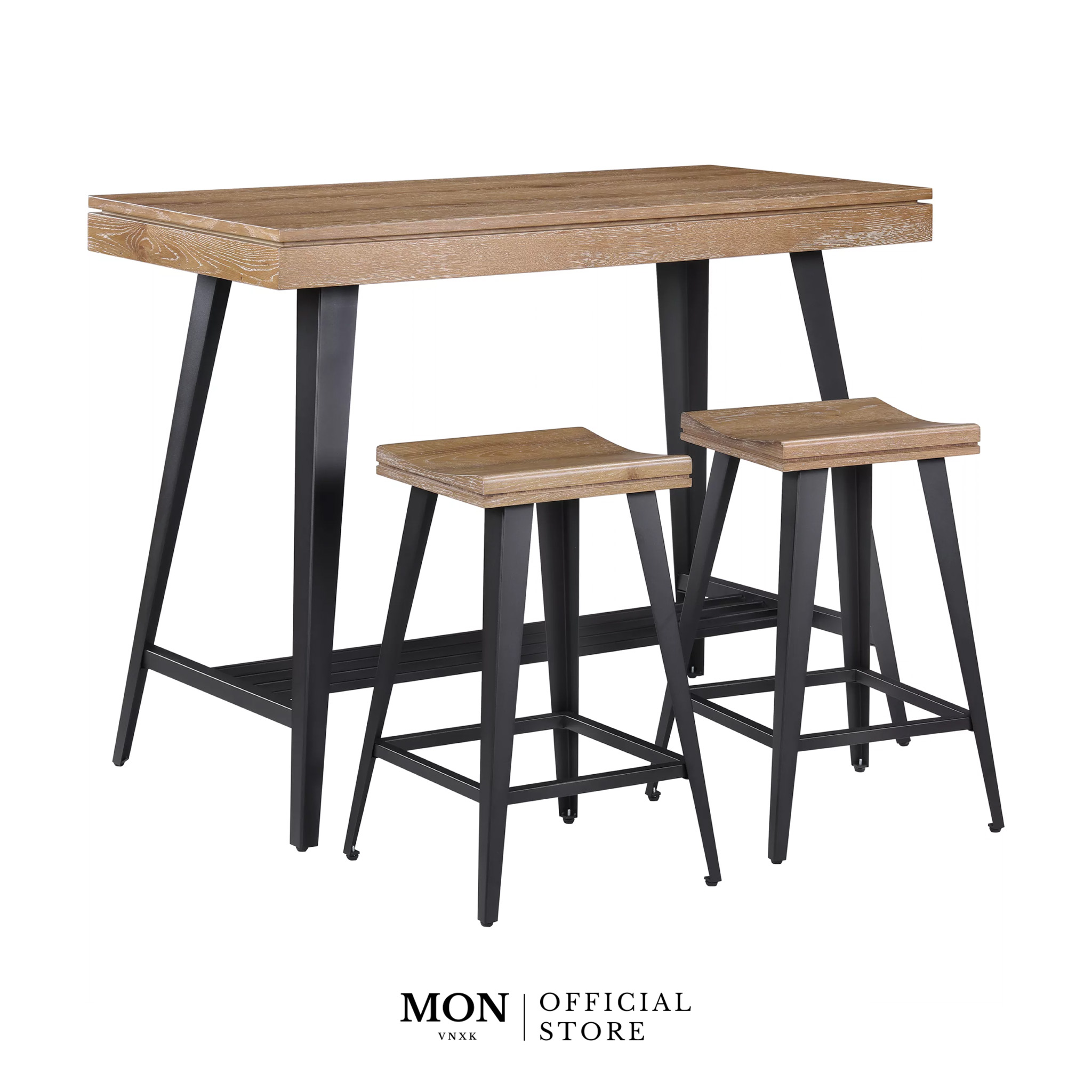 BỘ BÀN GHẾ BAR INSPIREQ  KNOTTY OAK