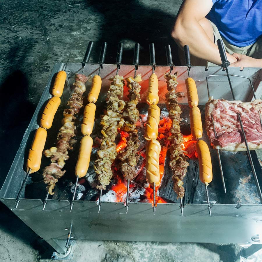 Máy nướng thịt 5 xiên tự quay_thumbnail_2