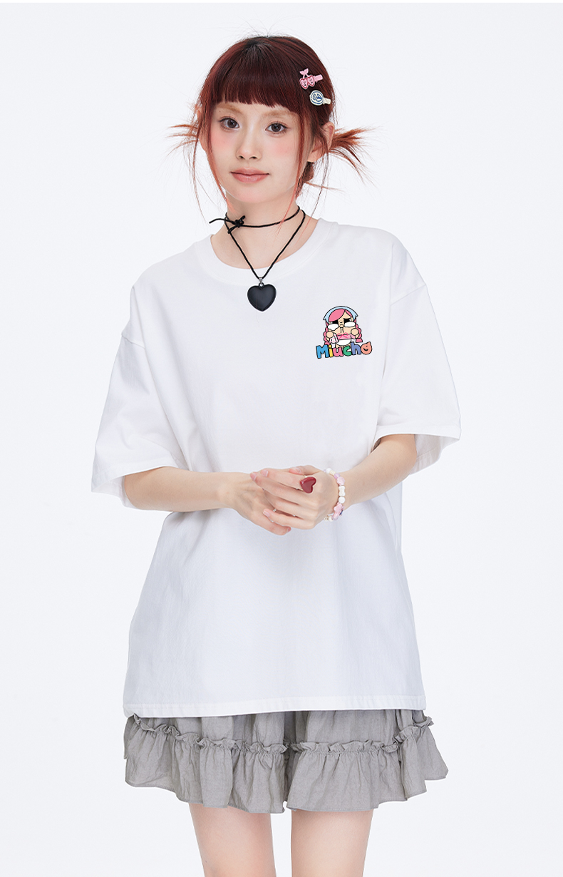 Áo thun CRY BABY nhiều màu ATD1334 Miucho form rộng vải cotton in mix_thumbnail_3