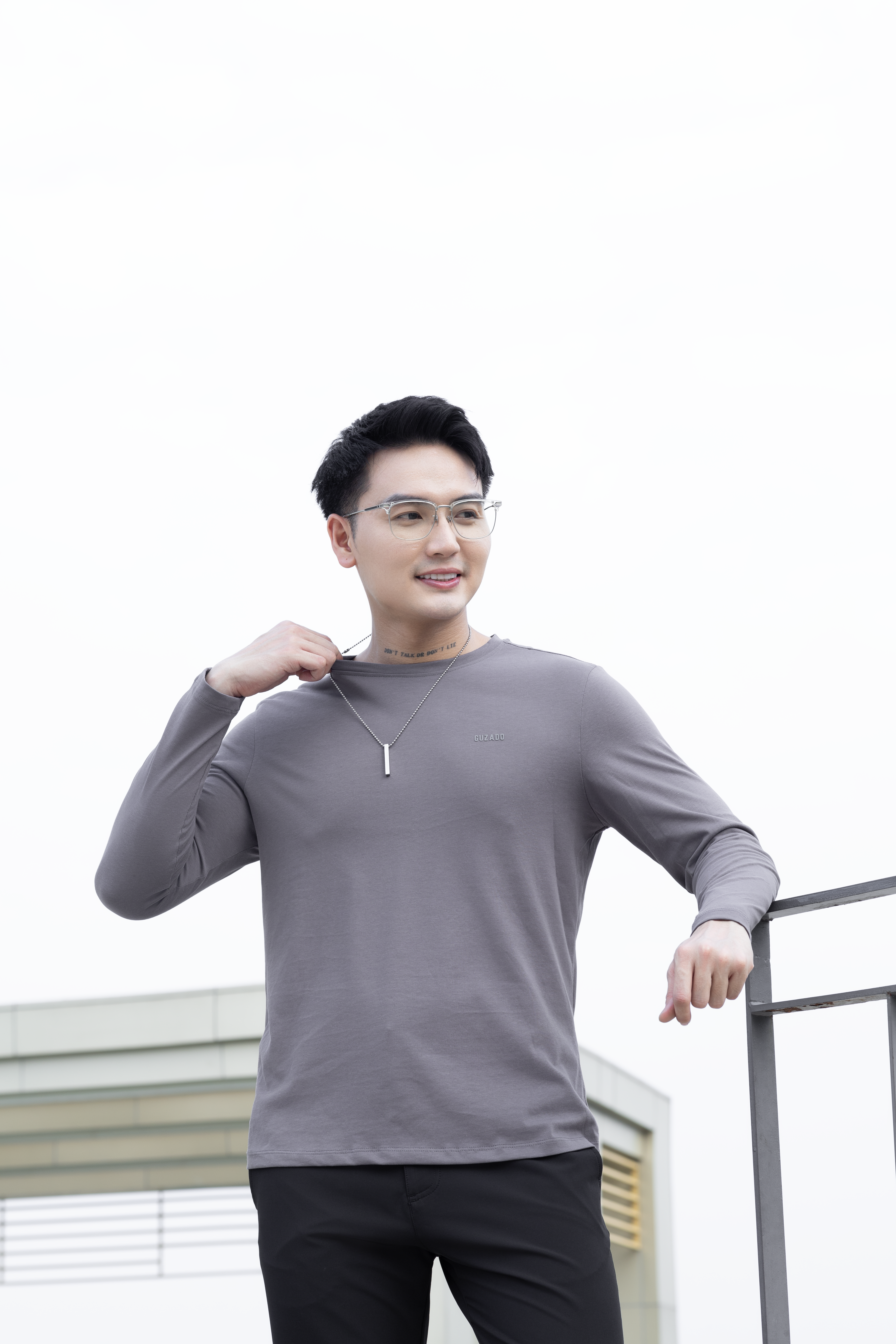 Áo Dài Tay GUZADO Cotton CVC GDT03_thumbnail_31