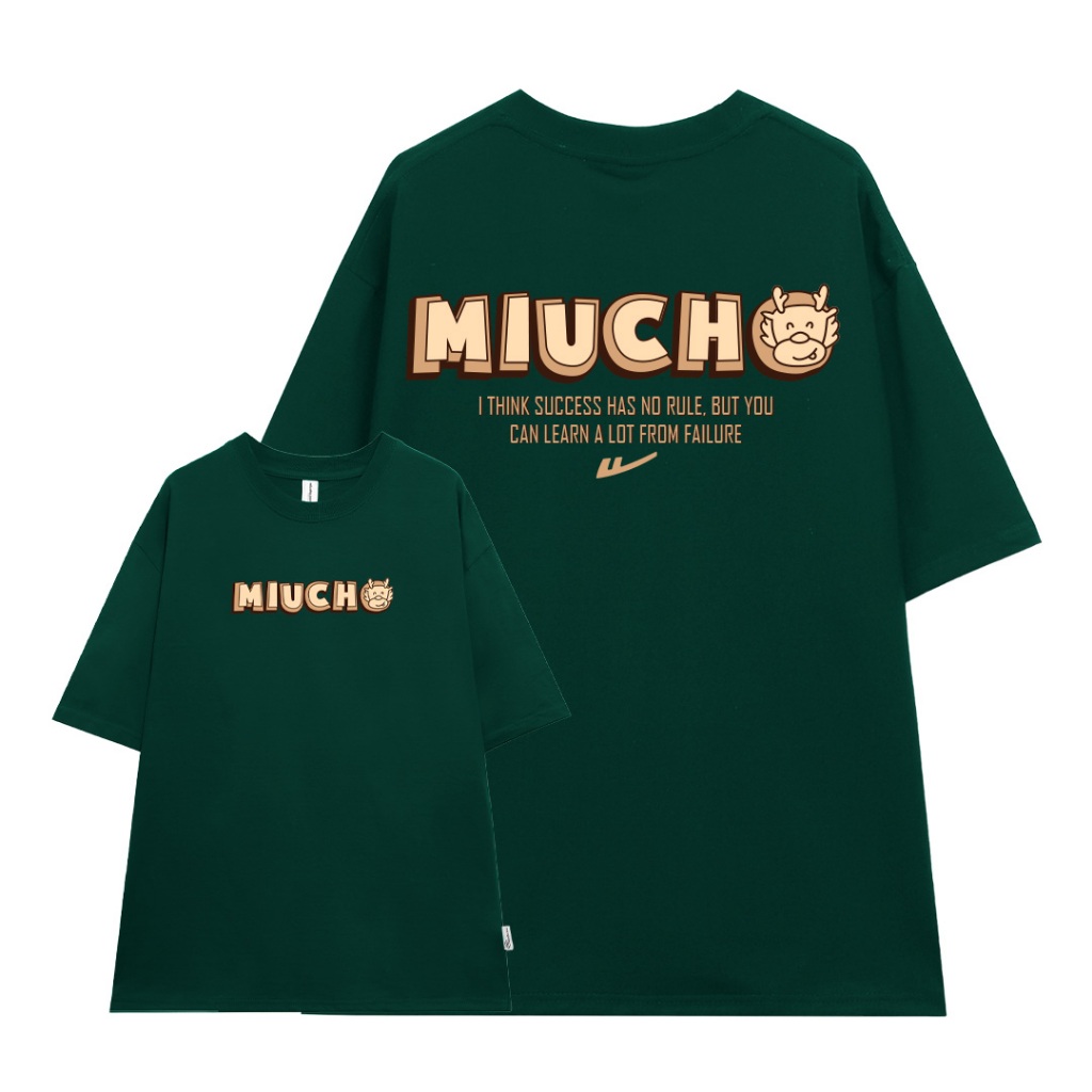 Áo thun nam form rộng local brand ATD821 Miucho Man tay ngắn vải cotton cổ tròn in typography_thumbnail_11