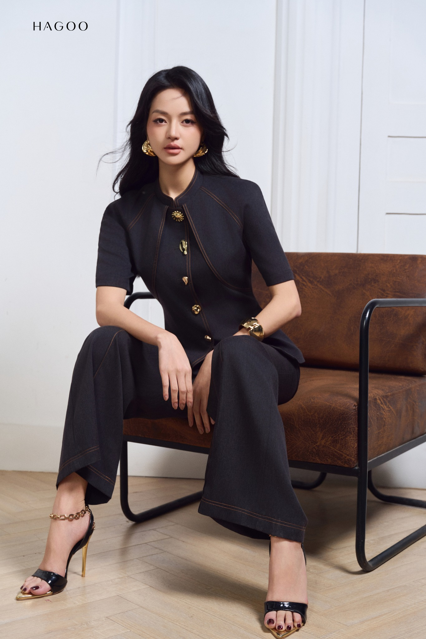 Sét bò lụa diễu chỉ khuy thiết kế HAGOO_thumbnail_4