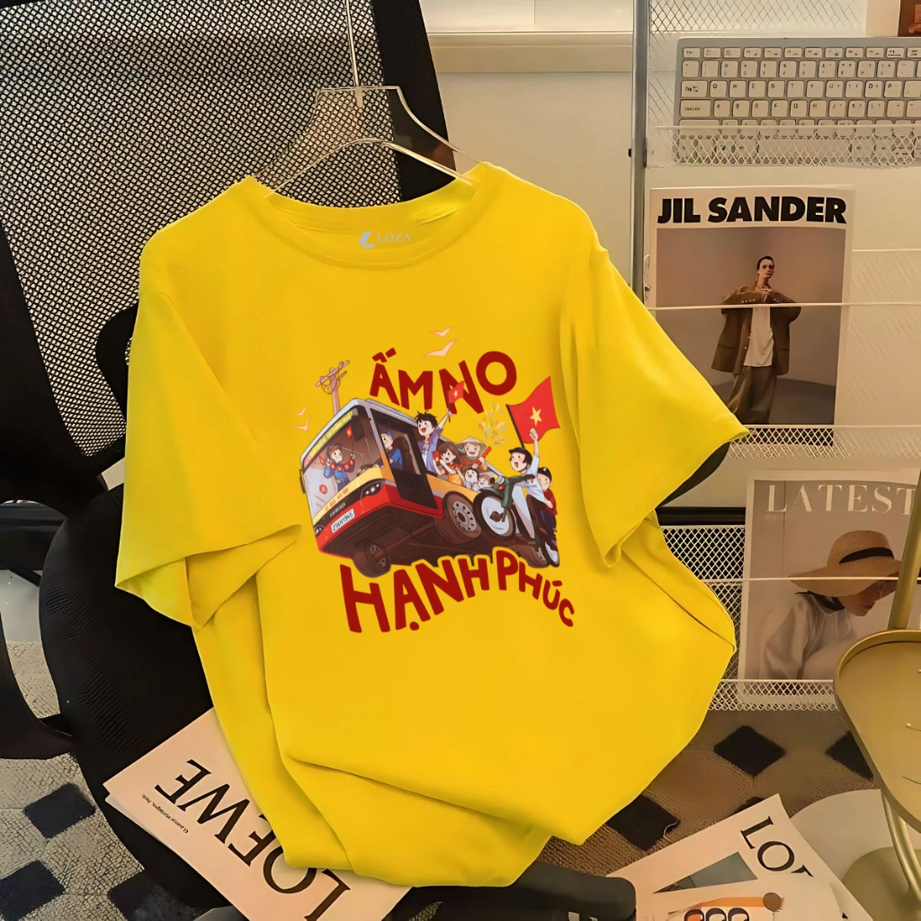 [Form rộng] Áo thun in hình 