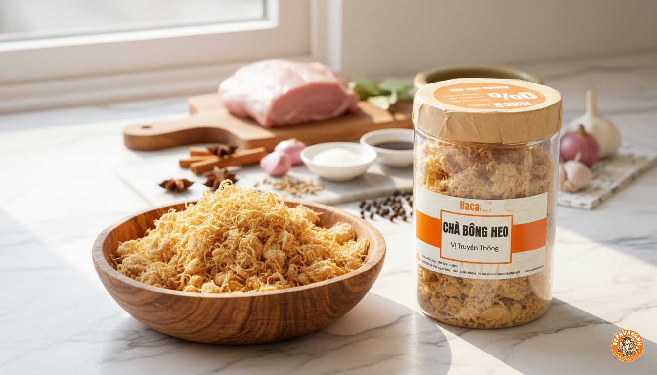 Cách làm chà bông từ thịt heo tươi tại nhà an toàn