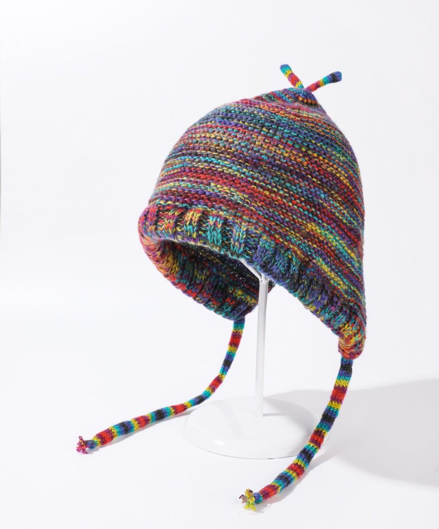 Mũ len đa sắc trùm tai buộc dây HZ2508_thumbnail_7